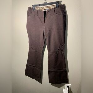 Maurices - brown dress pants, women's 9/10